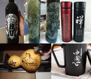荆门沙洋县酒瓶葫芦工艺品激光雕刻机